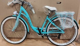 Prekė su pažeidimu. Miesto dviratis AZIMUT Sarema 28" ALU TX-6 2021, mėlynas kaina ir informacija | Azimut Išparduotuvė | pigu.lt