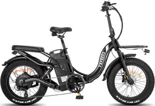 Электровелосипед Fafrees F20 X-Max, 20", черный, 750 Вт, 30 Ач Samsung цена и информация | Электровелосипеды | pigu.lt