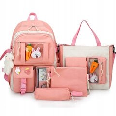 Розовый детский школьный рюкзак цена и информация | Школьные рюкзаки, спортивные сумки | pigu.lt