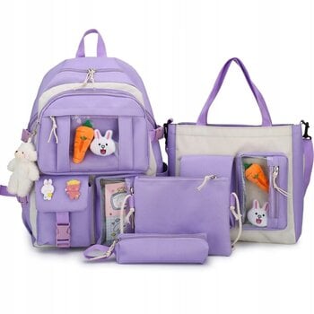 Детский школьный рюкзак фиолетового цвета цена и информация | Школьные рюкзаки, спортивные сумки | pigu.lt