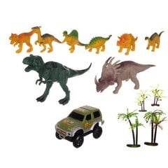 Dino parko lenktynių trasa StoreXO, 240 d. kaina ir informacija | Lavinamieji žaislai | pigu.lt