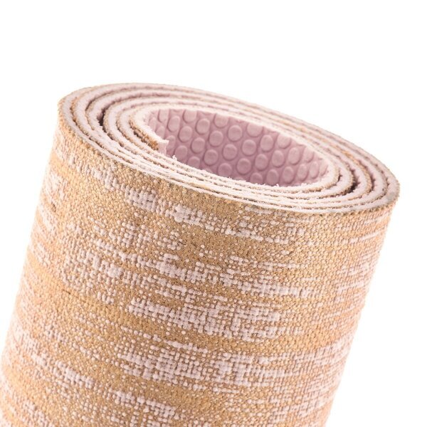 Jogos kilimėlis StoreXO, 61 x 173 x 0.5 cm, smėlio spalvos kaina ir informacija | Jogos prekės | pigu.lt