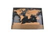 Pasaulio žemėlapis su priedais, nutrinamas kaina ir informacija | Žemėlapiai | pigu.lt
