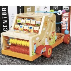 Деревянная развивающая игрушка - машинка цена и информация | Развивающие игрушки | pigu.lt