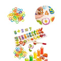 Плоды и цифры цена и информация | Развивающие игрушки | pigu.lt