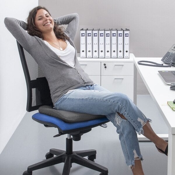 Sėdynės pagalvėlė StoreXO, pilka kaina ir informacija | Biuro kėdės | pigu.lt