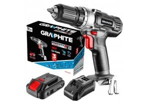 Akumuliatorinis atsuktuvas Graphite 18 V 58G006 kaina ir informacija | Suktuvai, gręžtuvai | pigu.lt