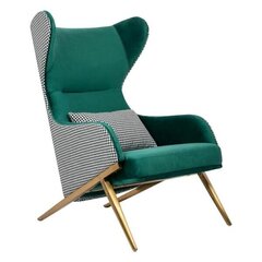 Svetainės fotelis Intromit Hampton, žalias цена и информация | Кресла в гостиную | pigu.lt