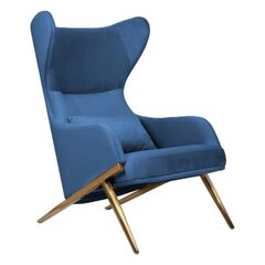 Svetainės fotelis Intromit Hampton, mėlynas kaina ir informacija | Svetainės foteliai | pigu.lt