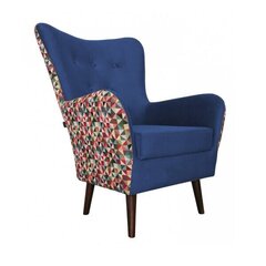 Fotelis Intromit Peru, mėlynas цена и информация | Кресла в гостиную | pigu.lt