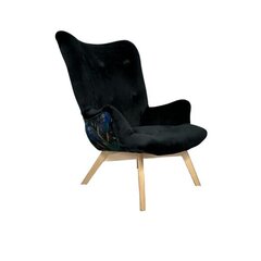 Fotelis Intromit Angel XL, juodas kaina ir informacija | Svetainės foteliai | pigu.lt