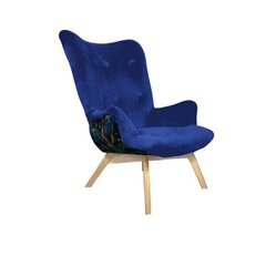 Fotelis Intromit XL angel, mėlynas kaina ir informacija | Svetainės foteliai | pigu.lt