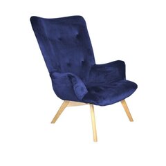 Fotelis Intromit XL, mėlynas kaina ir informacija | Svetainės foteliai | pigu.lt