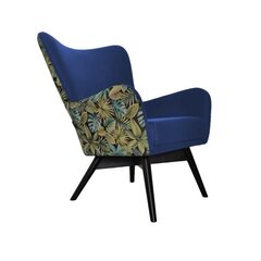 Fotelis Intromit Jungle, mėlynas цена и информация | Кресла в гостиную | pigu.lt