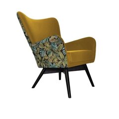 Fotelis Intromit Jungle, geltonas цена и информация | Кресла в гостиную | pigu.lt