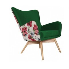 Fotelis Intromit, žalias цена и информация | Кресла в гостиную | pigu.lt