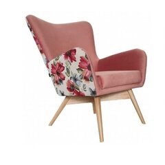 Fotelis Intromit, rožinis kaina ir informacija | Svetainės foteliai | pigu.lt