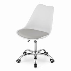 Вращающийся стул, белый цена и информация | Офисные кресла | pigu.lt