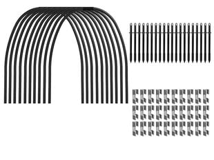 Комплект дуг для парника 60-90 см (10 штук) цена и информация | Теплицы | pigu.lt