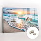 Magnetinė lenta Paplūdimio Jūros Piasek, 60x40 cm kaina ir informacija | Kanceliarinės prekės | pigu.lt