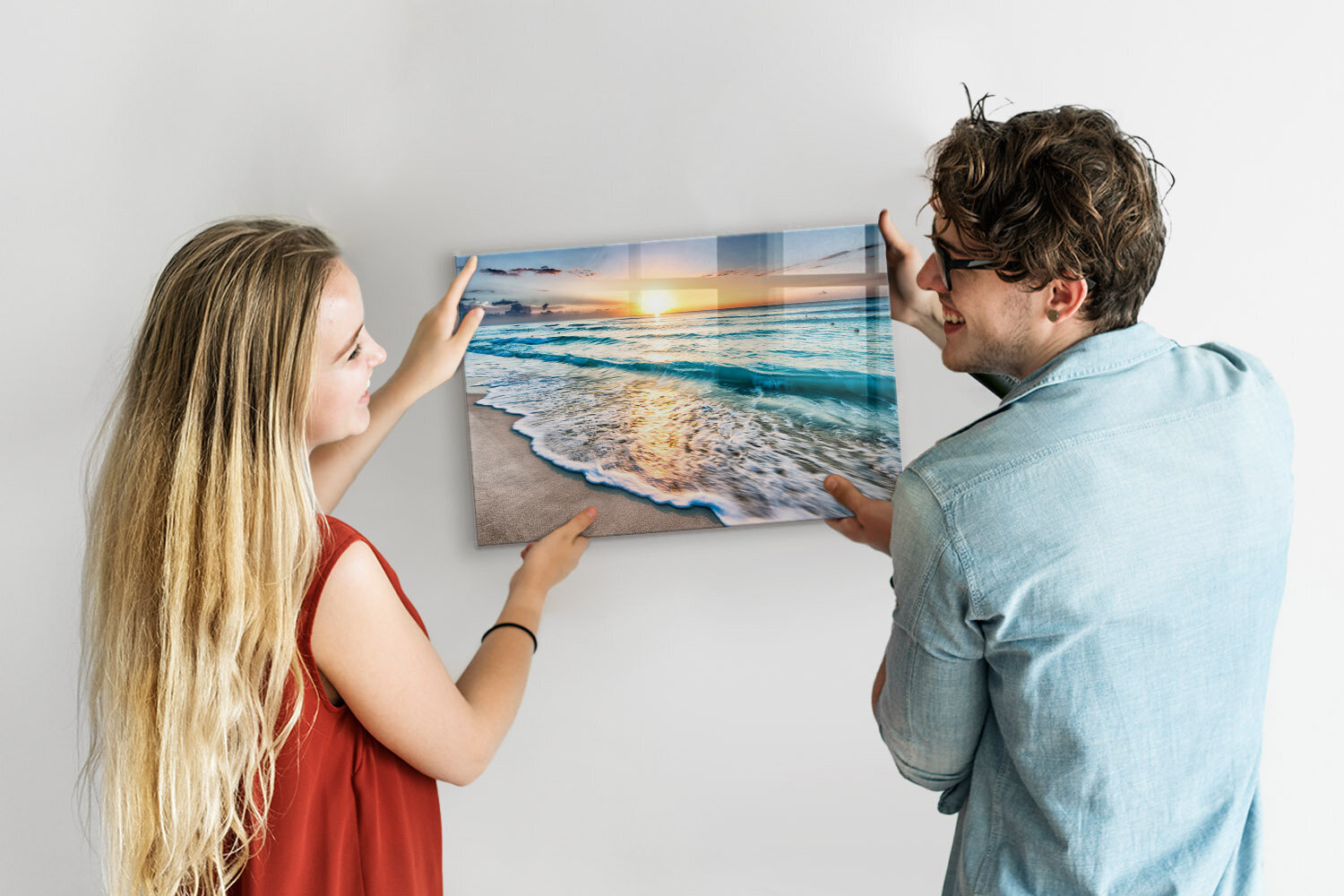 Magnetinė lenta Paplūdimio Jūros Piasek, 60x40 cm цена и информация | Kanceliarinės prekės | pigu.lt