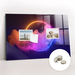 Magnetinė lenta 3D Dūmų Abstrakcija, 60x40 cm kaina ir informacija | Kanceliarinės prekės | pigu.lt