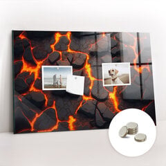 Magnetinė lenta Lava Ugnikalnis, 60x40 cm цена и информация | Канцелярские товары | pigu.lt