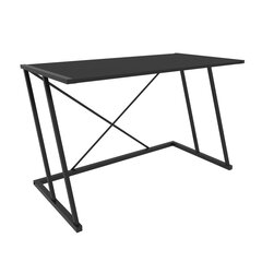 Стол, Асир, 114х60х75 см, черный/темно-серый цена и информация | Компьютерные, письменные столы | pigu.lt