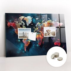 Magnetinė lenta Anotacija Žemėlapis, 60x40 cm kaina ir informacija | Kanceliarinės prekės | pigu.lt