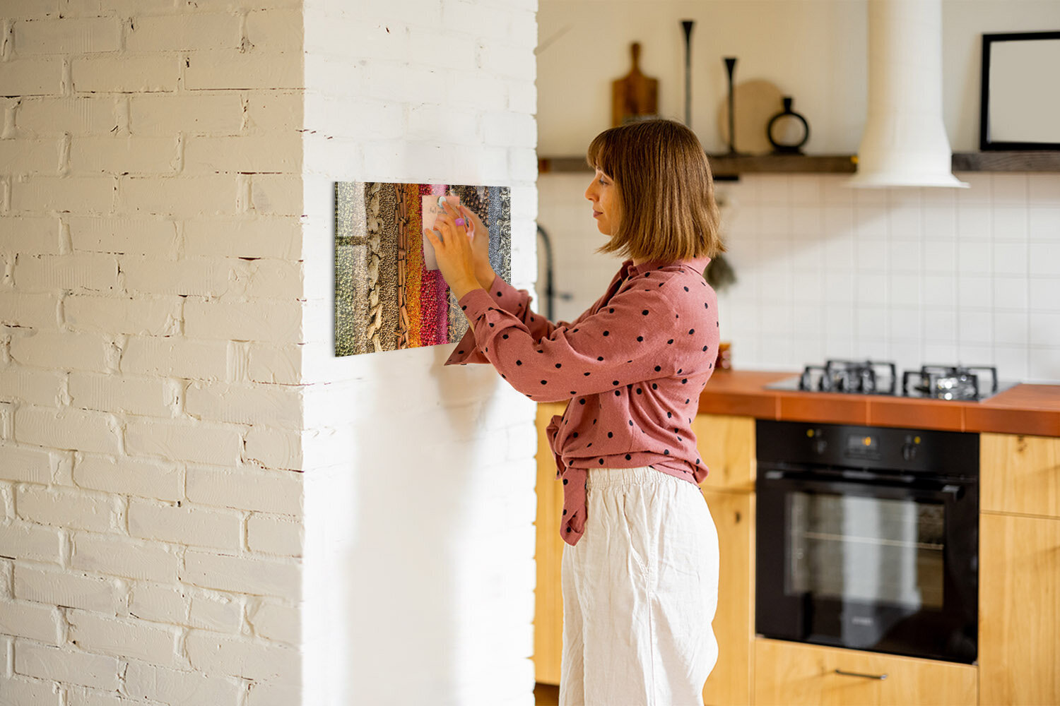 Magnetinė lenta Prieskonių Eilės, 60x40 cm kaina ir informacija | Kanceliarinės prekės | pigu.lt