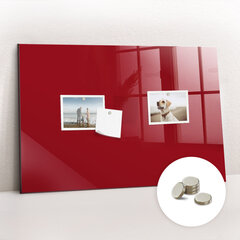 Magnetinė lenta Raudona Spalva, 60x40 cm kaina ir informacija | Kanceliarinės prekės | pigu.lt