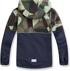 Куртка весна-осень для мальчика на флисовой подкладке Безюн, зеленая цена и информация | Куртки для мальчиков | pigu.lt