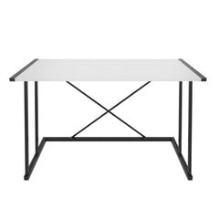 Стол, Асир, 114х60х75 см, черный/белый цена и информация | Компьютерные, письменные столы | pigu.lt