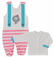 детский костюм 74 см, бирюзовый цена и информация | Комплекты одежды для новорожденных | pigu.lt