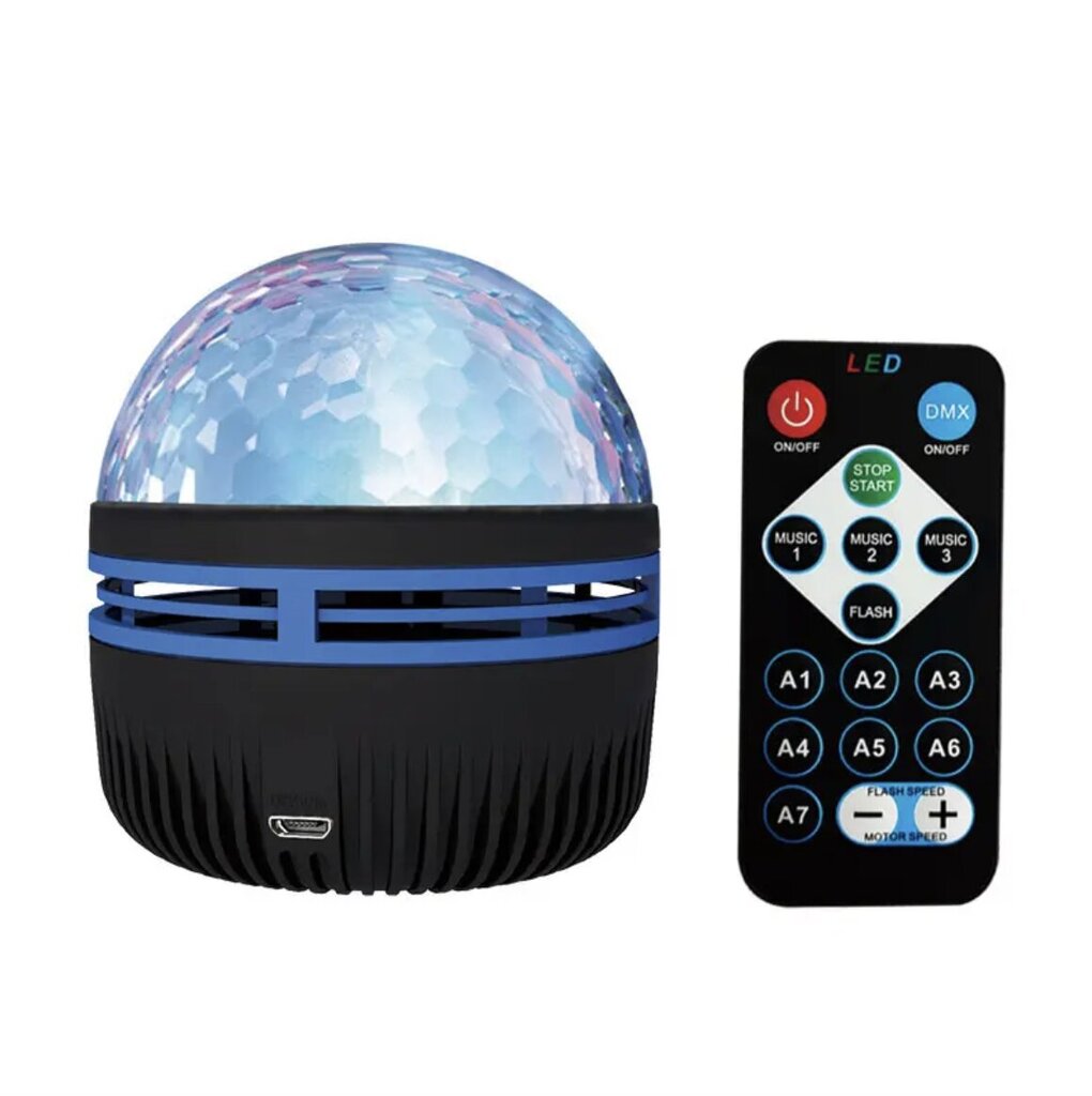 Projektoriaus lempa USB Star, juodas kaina ir informacija | Dekoracijos šventėms | pigu.lt