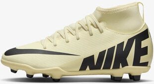 Sportiniai batai vaikams Nike Jr Superfly 9 Club Fg/Mg Yellow Black DJ5959 700, geltoni kaina ir informacija | Sportiniai batai vaikams | pigu.lt