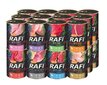 Rafi konservai šunims įvairių skonių, 400 g x 24 vnt. kaina ir informacija | Konservai šunims | pigu.lt