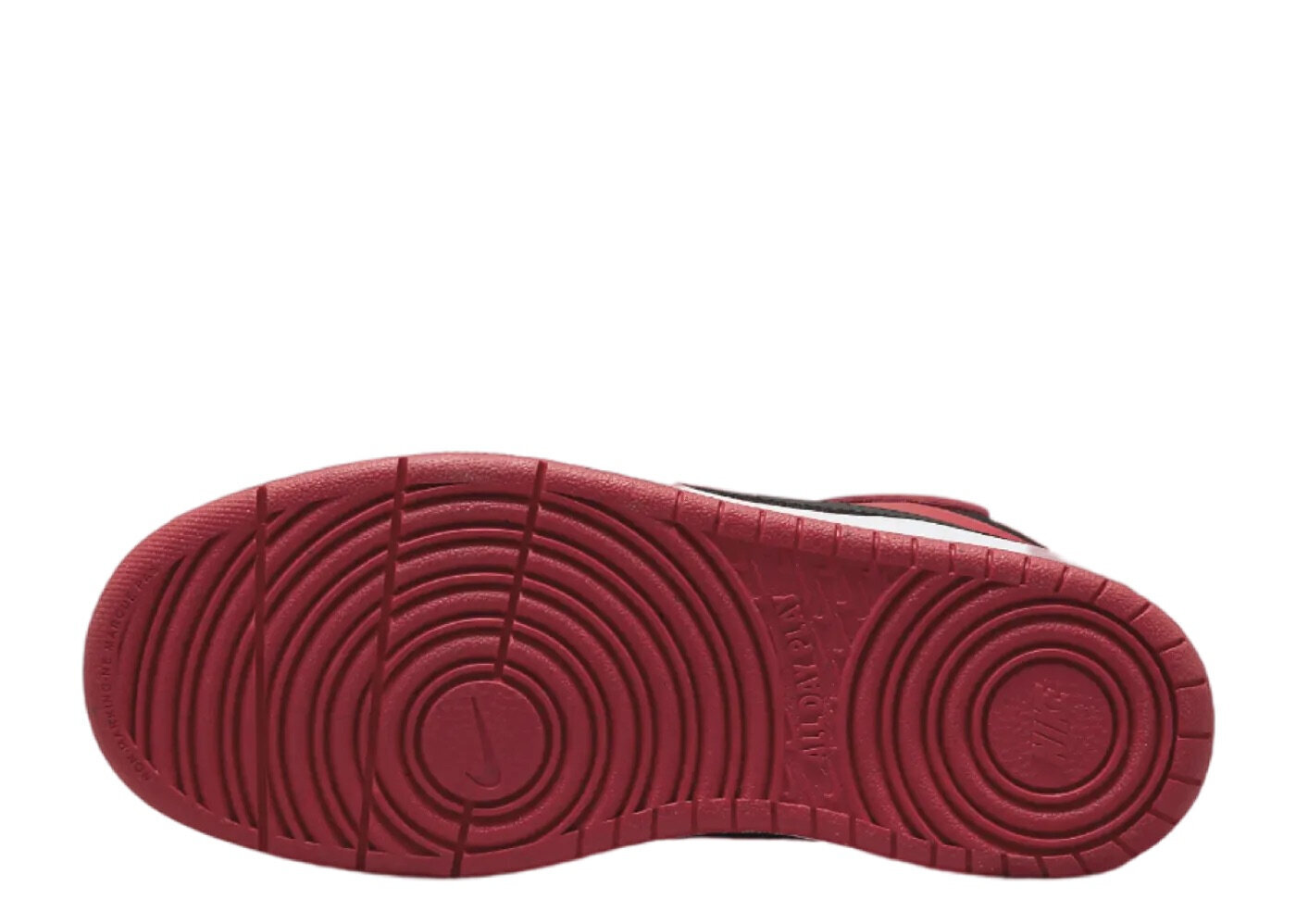 Sportiniai batai vaikams Nike Court Borough Mid 2 Black Red CD7782 602, raudoni цена и информация | Sportiniai batai vaikams | pigu.lt