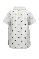 Name It детская футболка- поло 13227485*01, светло-серый/черный 5715510611251 цена и информация | Рубашки для мальчиков | pigu.lt