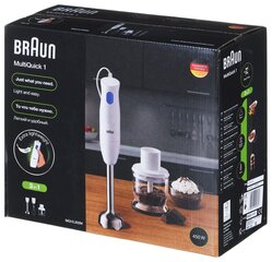 Braun MQ10202MWH kaina ir informacija | Trintuvai, smulkintuvai | pigu.lt