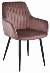 комплект из 2 стульев Leobert Solden, розовый/черный цена и информация | Стулья для кухни и столовой | pigu.lt