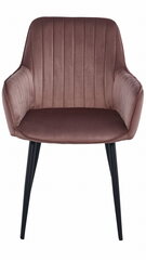2-ių kėdžių komplektas Leobert Solden, rožinis/juodas kaina ir informacija | Virtuvės ir valgomojo kėdės | pigu.lt