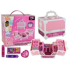 Kosmetikos grožio rinkinys vaikams Boo Bear Large Pink Case Beauty Set Makeup Nails, 1 vnt. цена и информация | Косметика для мам и детей | pigu.lt