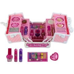 Kosmetikos grožio rinkinys vaikams Boo Bear Large Pink Case Beauty Set Makeup Nails, 1 vnt. цена и информация | Косметика для мам и детей | pigu.lt