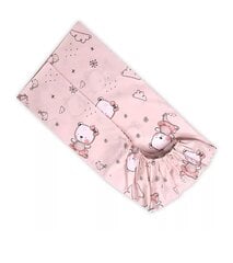 Lorelli vaikiška paklodė su guma Pink Ballerina Bear, 60x120 cm kaina ir informacija | Paklodės | pigu.lt