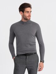 рубашка мужская трикотажная - серый меланж v3 om-swtn-0100 124559-7 цена и информация | Мужские свитера | pigu.lt