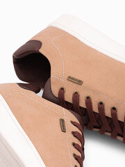 Мужские кроссовки из смешанного материала - коричневые v1 om-focs-0108 124485-18 цена и информация | Кроссовки для мужчин | pigu.lt