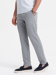 Джоггеры мужские - серый меланж V2 OM-PASK-22FW-004 123272-7 цена и информация | Мужские брюки | pigu.lt