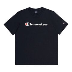 Champion marškinėliai vyrams 85227, juodi цена и информация | Мужские футболки | pigu.lt