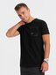 Marškinėliai vyrams Ombre Clothing 124343-7, juodi цена и информация | Vyriški marškinėliai | pigu.lt